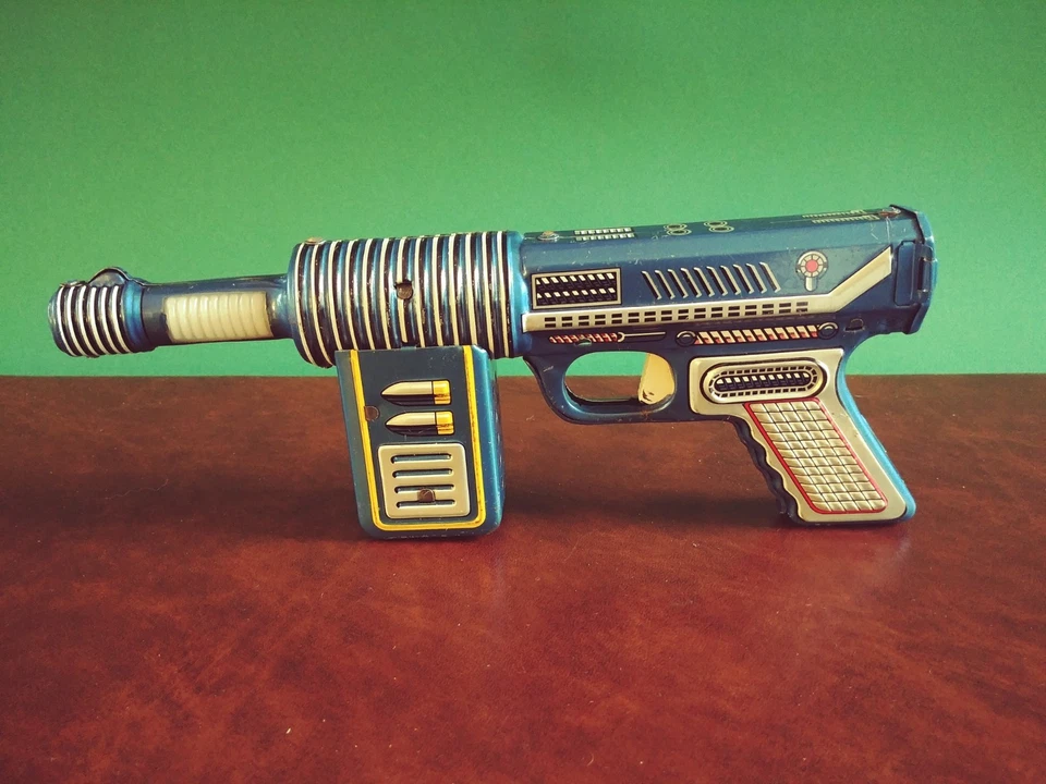 Batería de hojalata Horikawa SH Japón espacio nueva pistola flash hojalata con O Caja Foto 3 de 4