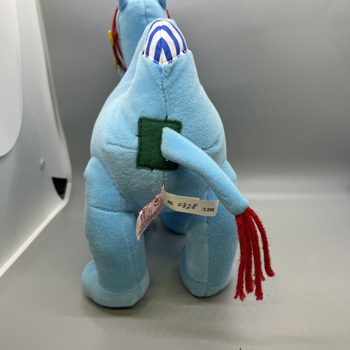 Vintage 1980er Applause Raggedy Ann Andy blau camel faltige Knie Plüsch nummeriert - Bild 6 von 6