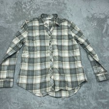 Weatherproof Vintage Comfort Stretch Plaid Button-Up Shirt M d0793