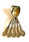 Antique Sterling Silver Spoons - Gorham Versailles Pattern Spoons - Set of Five