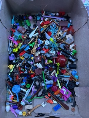 LEGO Minifigure Accessories Weapons Lot Ninjago Star Wars Castle Vintage Etc #2