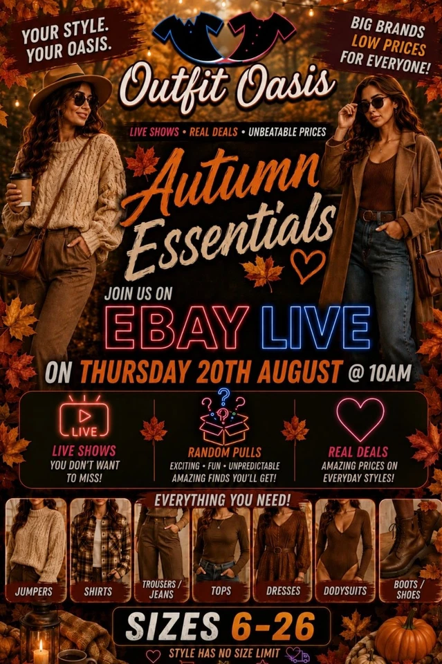 Autumn Essentials New With & Without Tags