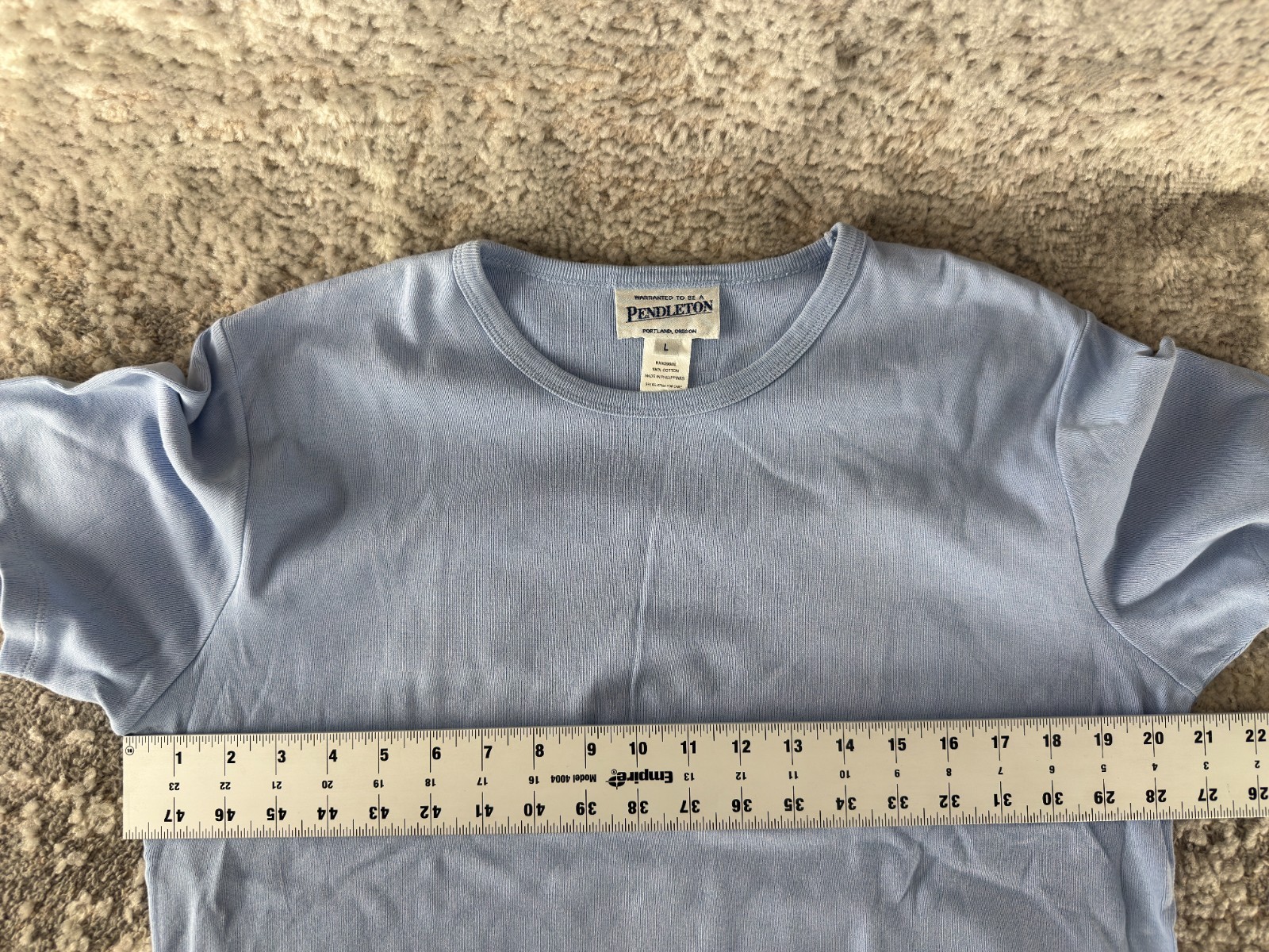 Pendleton Size L Minimalist Basic Casual Top Shor… - image 4