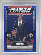 Bilal Coulibaly 2023 Panini Prizm #1 Blue Wave Luck Of The Lottery Rookie RC