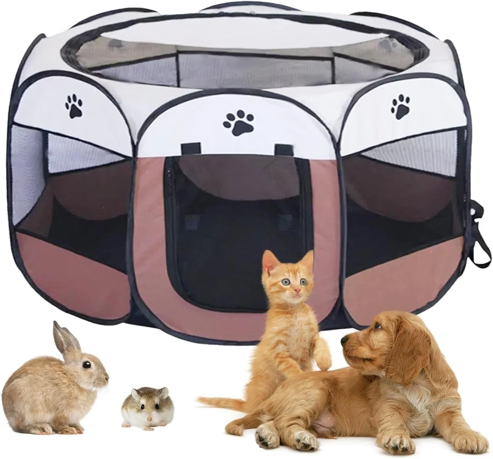 Hundekäfig mit exzellenter Luftzirkulation – 74x74x43 cm für Indoor & Outdoor - Bild 3 von 4