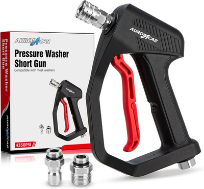 #ad 4350 PSI Short Pressure Washer Gun 1 4” Quick Connector High Pressure Washer $35.29