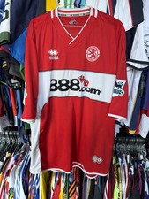 MIDDLESBROUGH ENGLAND 2005/2006 HOME FOOTBALL SHIRT JERSEY ERREA