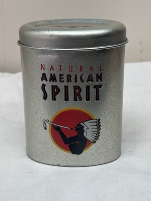 american spirit tobacco can near me Rolling Papers Tin EMPTY Discontinued RARE Light Blue Orange pack offers a smooth Natural American Spirit Cigarettes Empty