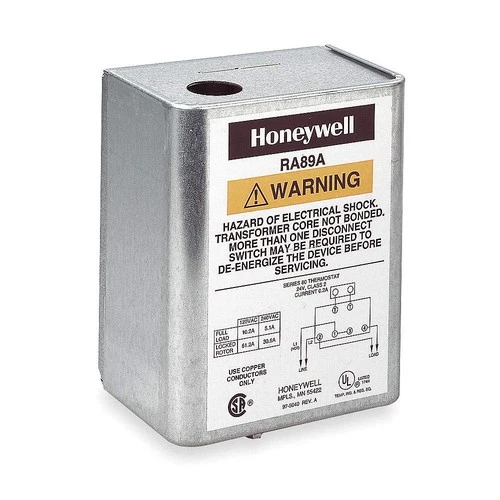 HONEYWELL HOME RA89A1074 Transformer Relay, SPST, NC/NO, 24V 2E866