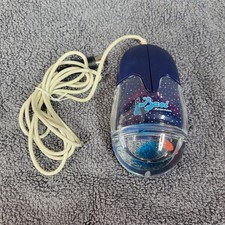 Vtg Aqua Computer Mouse Model AM-940-P Liquid...