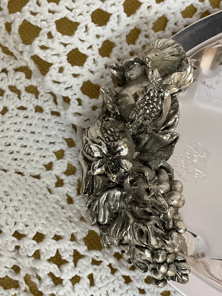 Vassoio placcato argento Fantin argenti vintage - Immagine 3 di 4