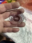 Fluted Vintage Fenton Rose Colored Glass Vase Marked Fenton