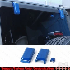 For Ford Bronco 2021-24 Bright Blue Rear Window Tailgate Glass Hinge Decor Trim