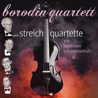 CD Borodin Quartet Beethoven Shostakovich Streichquartette  2CDs
