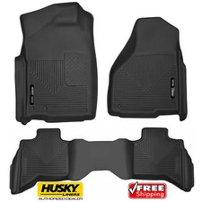 Husky 53628 X-act Contour Floor Mats Liner For Dodge Ram 1500 2500 3500 Quad Cab