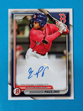 2024 Bowman Eddison Paulino RC Prospect Auto #PPRA-EP Boston Red Sox