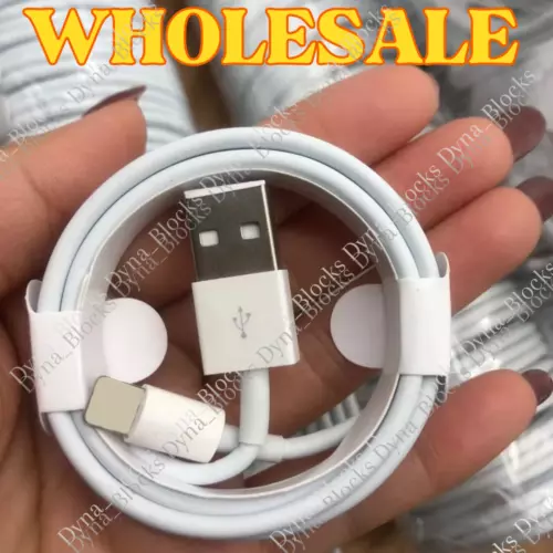 USB Charger Cable Cord For Apple iPhone 6 7 8 X XR 11 12 13 14 Pro Max Wholesale - Picture 1 of 10