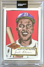 TOPPS PROJECT 2020 #3 JACKIE ROBINSON by Artist NATUREL ** DODGERS 1952 #312