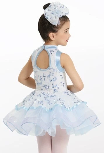 Девочек 7/8 розовый вишневый цветок костюм балет балетной пачки платье ребенка моего - Изображение 3 из 3