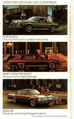 1983 Oldsmobile TORONADO/98 REGENCY/DELTA/CUSTOM CRUISER Wagon
