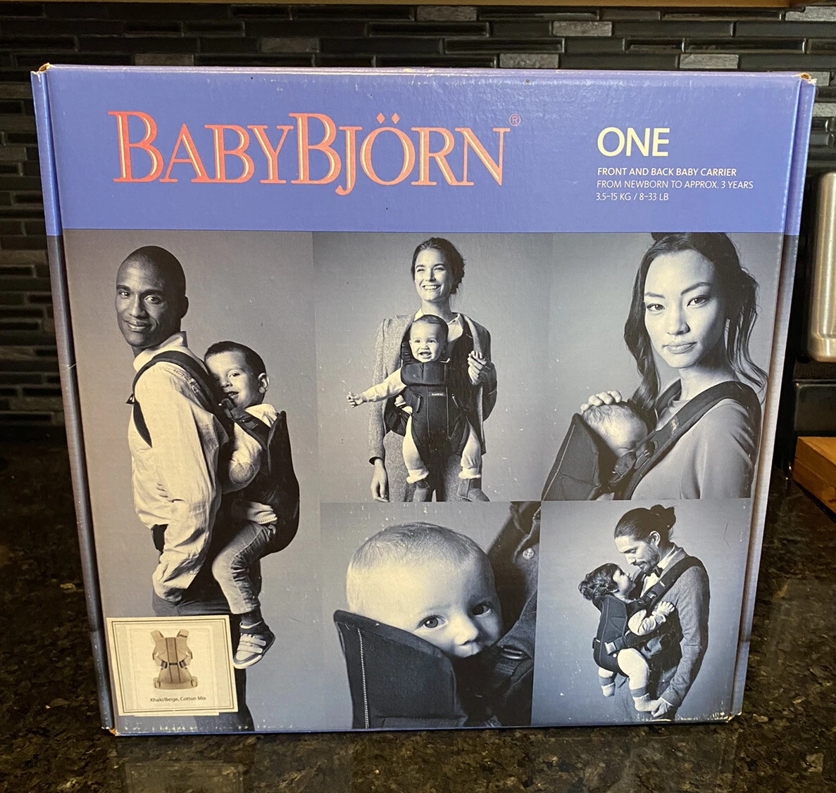Babybjorn baby carrier one khaki top