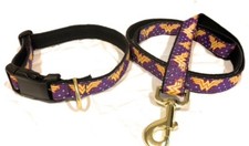 Wonder Woman Dog Collars and Leads Purple 