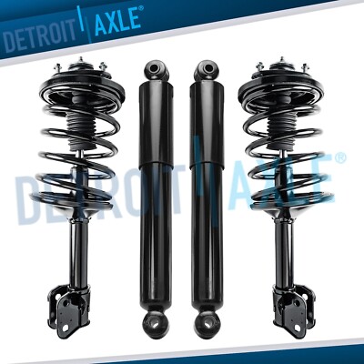 AWD Front Struts with Coil Spring Rear Shock Absorbers for Honda Pilot Acura MDX