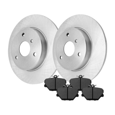Front Ceramic Brake Pad & Rotor Kit for 2005-2016 Smart Fortwo RWD
