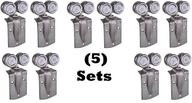 National Stanley N112 102 2 Pack Barn Door Trolley Hanger Rollers