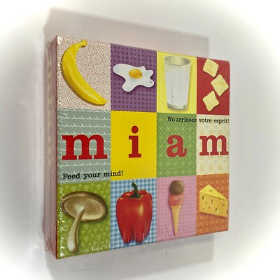 rare MIAM BOARD GAME small box family game age 7+ english +french oop NEW SEALED