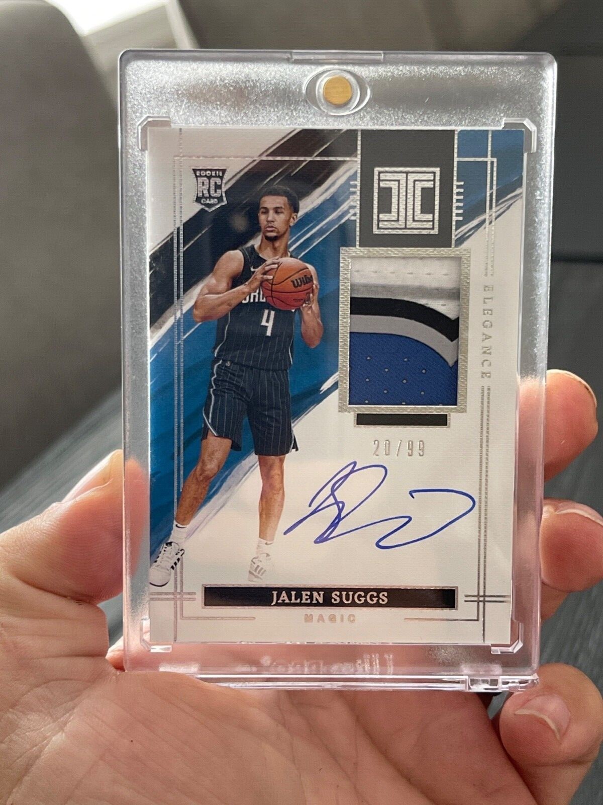 2021-22 Impeccable Jalen Suggs Auto RC Patch /99 On-Card Auto RPA 