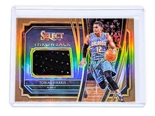 2019-20 Select Throwback Memorabilia Copper Prizm #TM-THS Tobias Harris /49