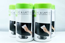 Q-Connect KF04501 keyboard Cleaning Wipes /Screen Wipes (100 wipes) 10x