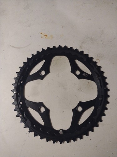 Nos Shimano 38 Tooth Outer Chain Ring For 104 BCD 4 Arm Cranks Black