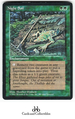 Commander 2013 Card MTG Singles - Night Soil - Commander 2013, Common MTG  Black Green Creature Enchantment