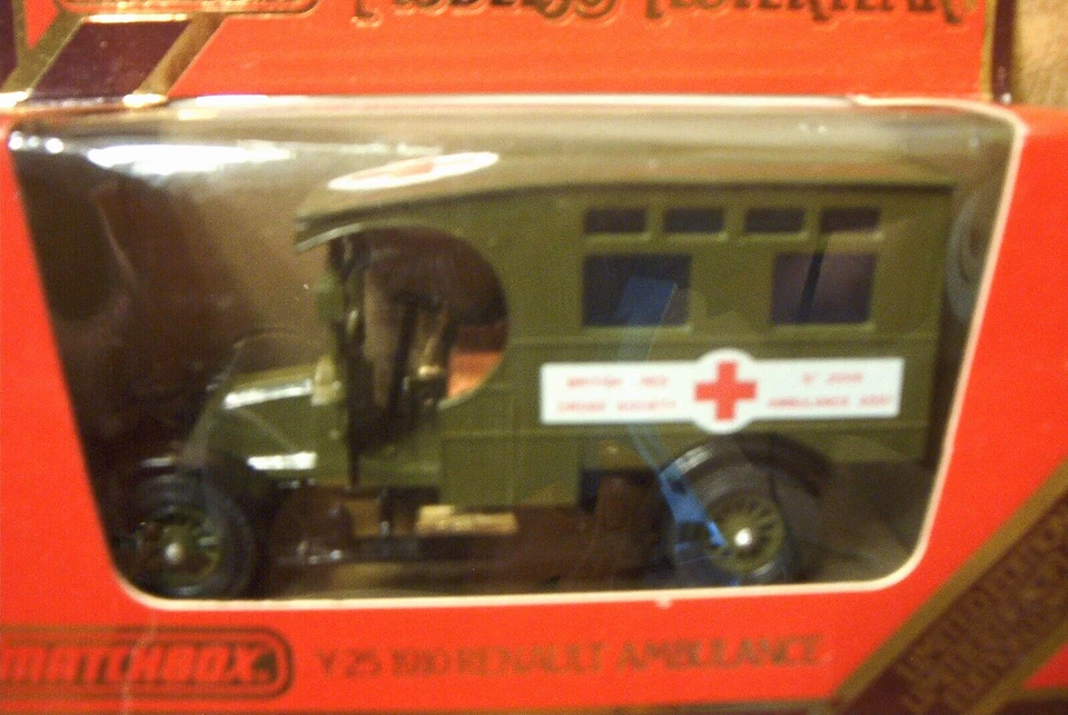 MATCHBOX MODELS of YESTERYEAR Y-25 1910 RENAULT AMBULANCE - Image 2 of 2