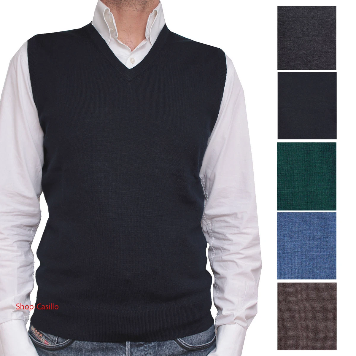 gilet di maglia uomo