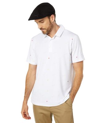 PUMA Cloudspun Love Golf Polo Bright White/Mustard Seed 2XL