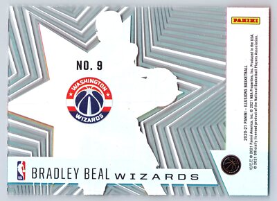2020 Panini Illusions #9 Bradley Beal Wizards Shining Stars