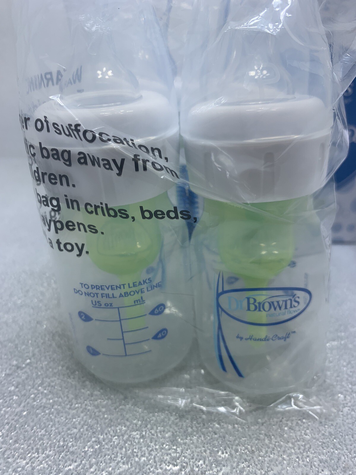 Dr. Brown's Anti-Colic Options+ Narrow Baby Bottles, 2oz 4 Pack