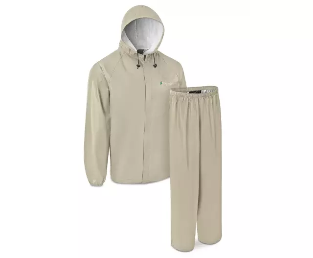 Dri Ducks Lightweight Rain Jacket Pants Rain Suit Khaki Sizes