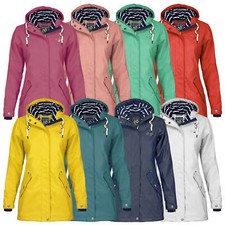 Dry Fashion Damen Regen Jacke Kurzmantel Outdoor Kapuze wind wasser dicht