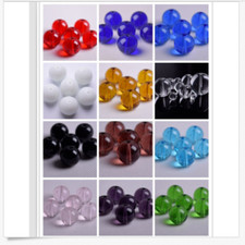 new 6--16mm Crystal round smooth Loose spacer beads brown crystal beads