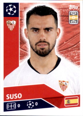 Topps Champions League 2020/21 Sticker SEV15 - Suso