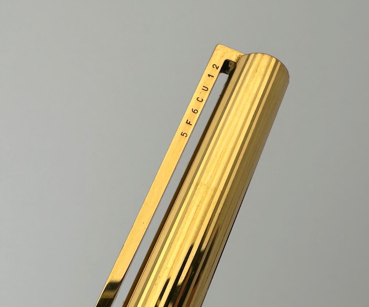 S.T. Dupont STYLO BILLE ゴールド S.T Dupont Classic Gold Platted Finishe Stylo Bille