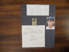 MEL  HARDER(Died in 2002) Signed  1991 Personal Note w/8 x 11 Display/Obit/Photo