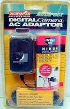 AC Adapter | Digipower ACD-NK | Nikon Coolpix 100,300,700,900,950 | New | $12 |