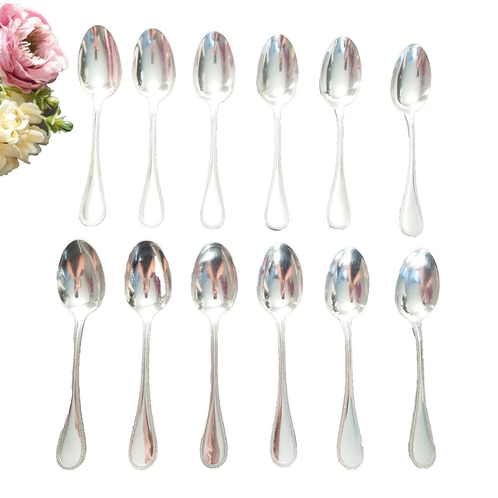 Louis XVI nos perles antigüedades Plateado