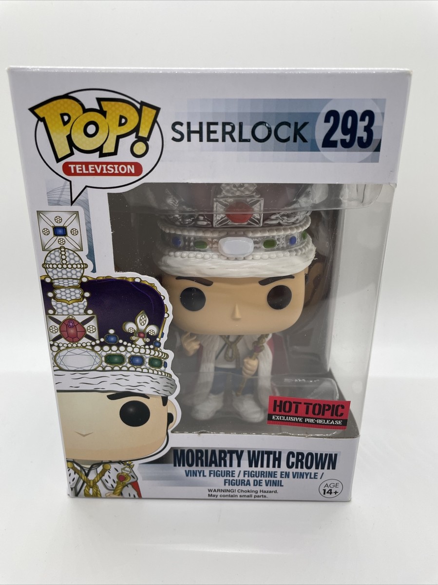 Funko Pop! TV Sherlock MORIARTY WITH CROWN #293 Vaulted Hot