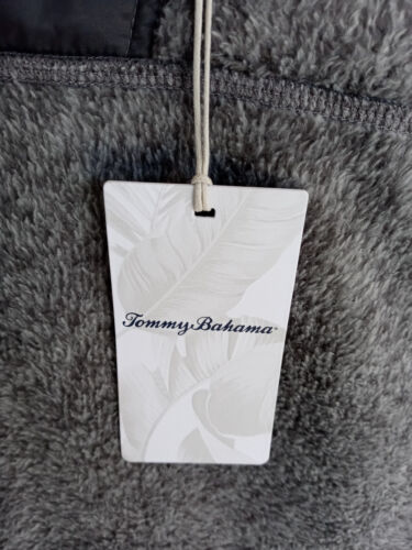 NWT MEN'S TOMMY BAHAMA Gray CASCADE COZY MED VEST SLEEVELESS FULL ZIP SZ - Picture 8 of 12